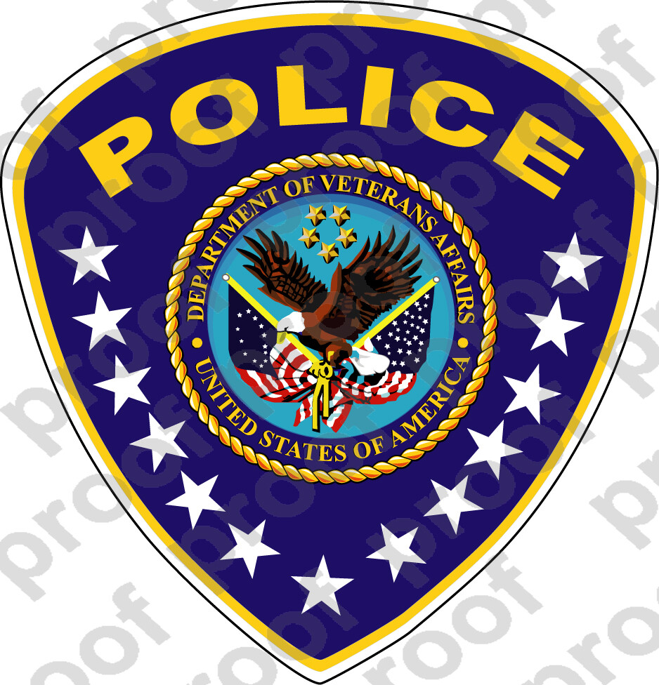 STICKER VETERAN AFFAIRS POLICE