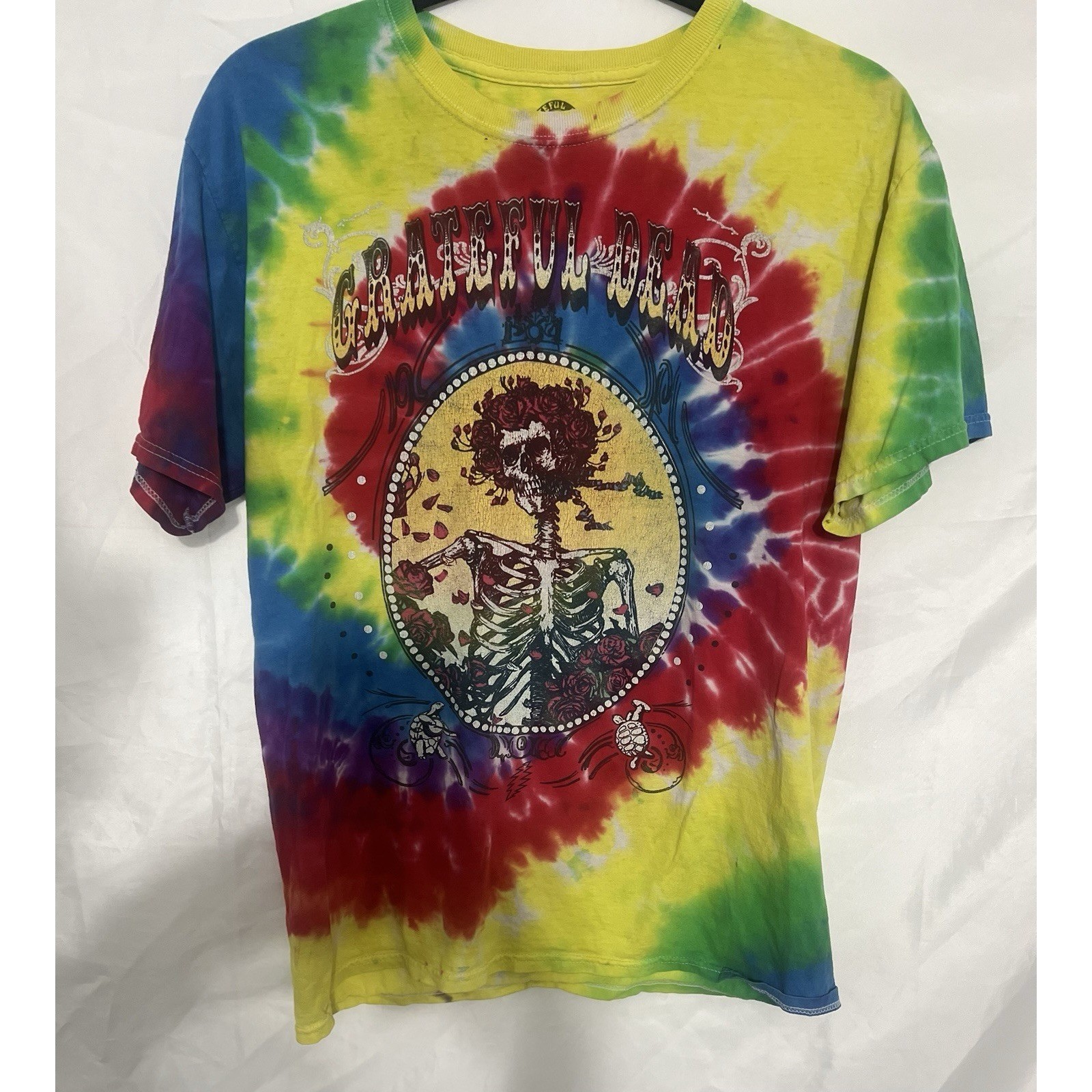 Grateful Dead Bertha Men's Medium Tie Dye Shirt Short Sleeve