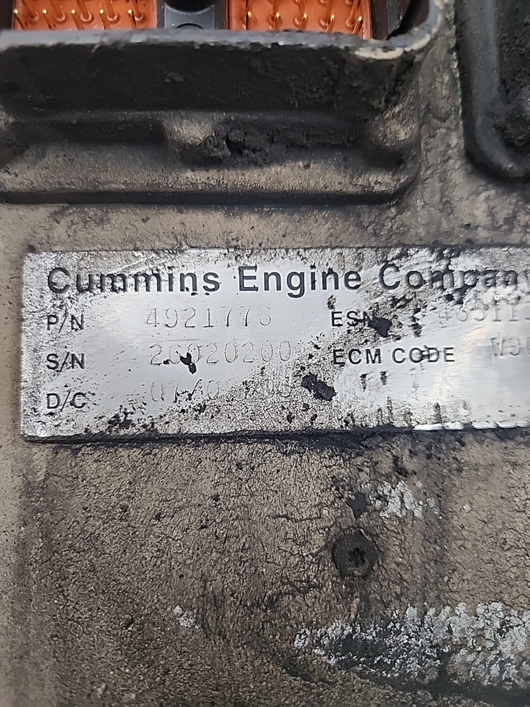 Cummins Engine Control Module 4921776 5.9 6.7 8.3 8.9 ISB ISL ISC ECU ECM
