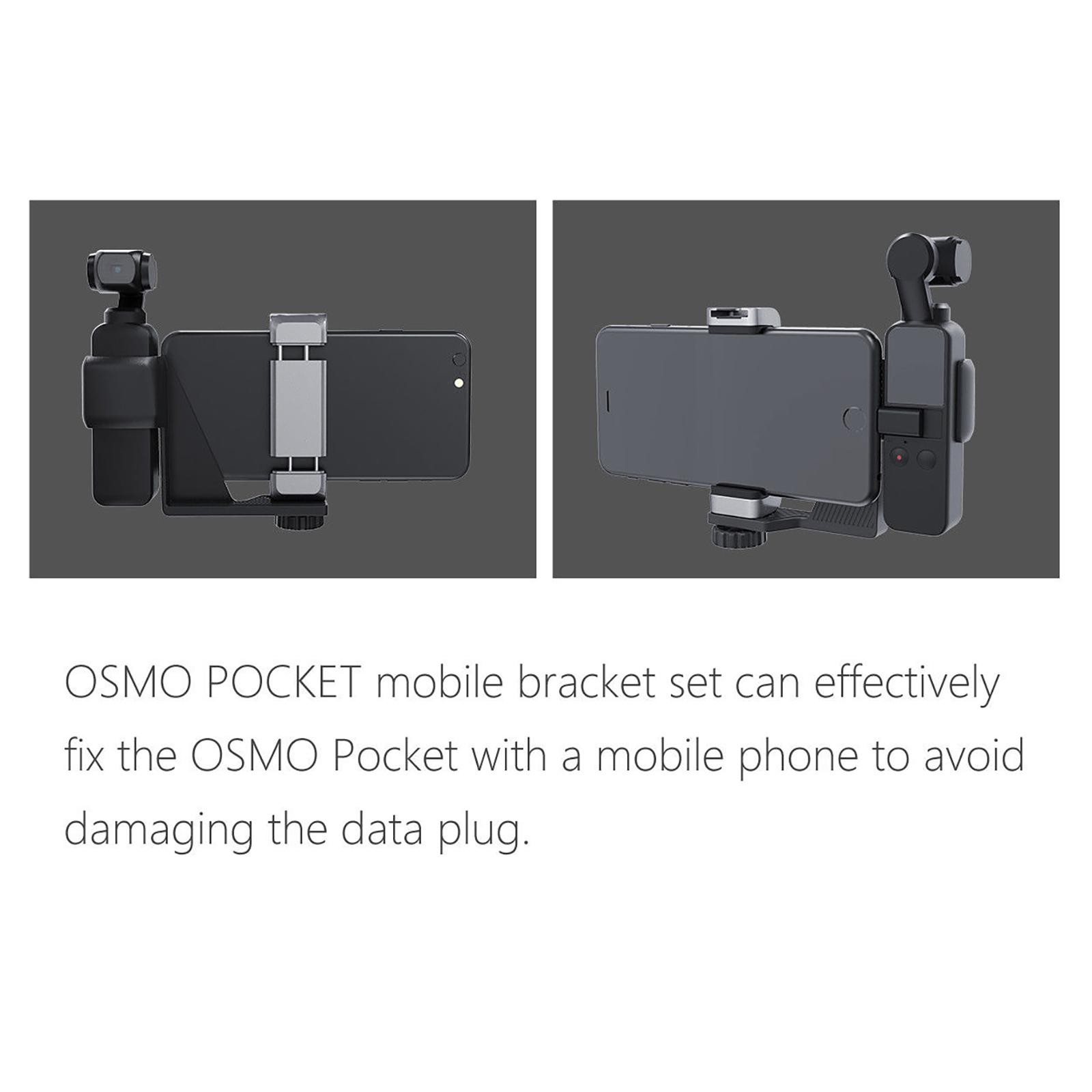 Mobile Phone Tripod Fix Bracket Mount Holder Stand For DJI OSMO Pocket Camera s