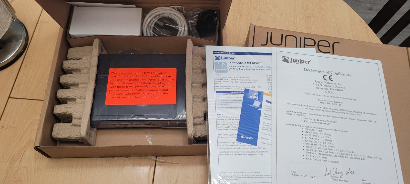 Juniper Networks SSG-5-SH Secure Services Gateway Security Appliance