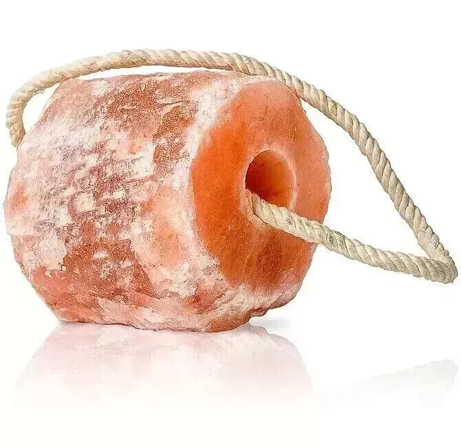Himalayan Animal Salt Lick Block 6 lb & Rope Mineral & HYDRATION Livestock Deer