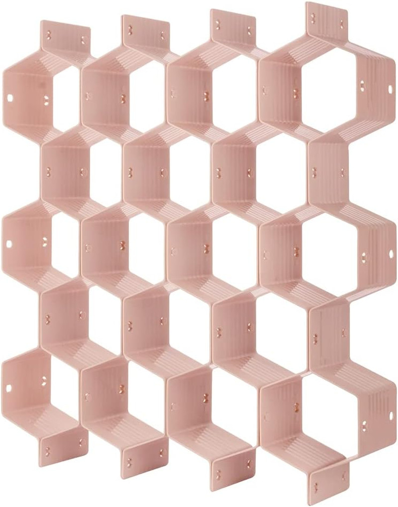 Drawer Divider Organizer Adjustable DIY Grid Honeycomb Drawer Divider for Underw