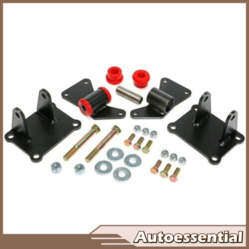 Black Transdapt 4205 LS Engine Swap Mount Kit For 1973-1987 C10/C15 Trucks & Suv