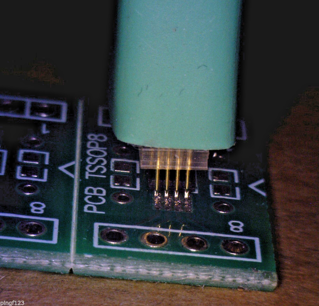 MSOP8 spring loaded pogo adapter for Carprog cable EEPROM programming