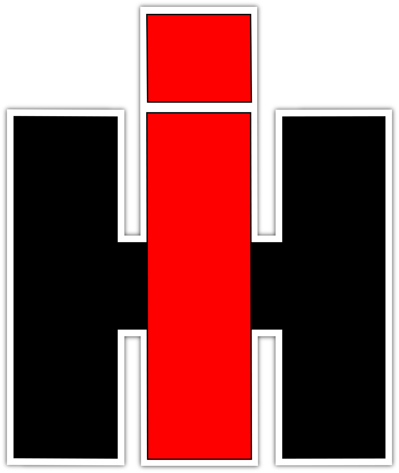 Case IH Tractor International Harvester Logo Vinyl Sticker Decal Bumper Window