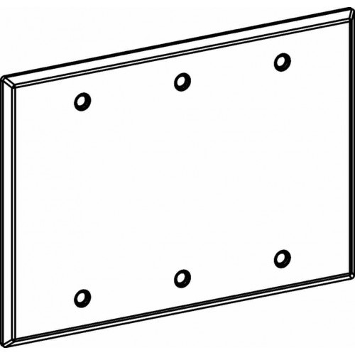 Orbit 3-BC 3-Gang Weatherproof Blank Cover