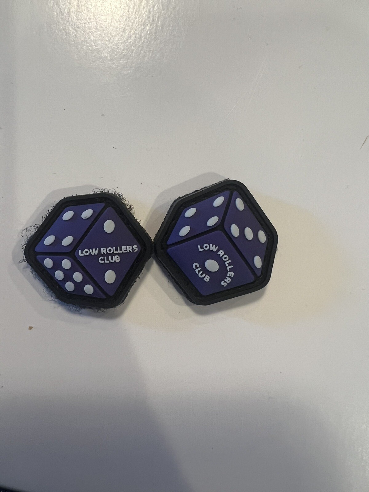Low Rollers Club Purps Purple Dice Patches NOT SUPDEF WRMFZY FOG HOUSE PARTY DIS