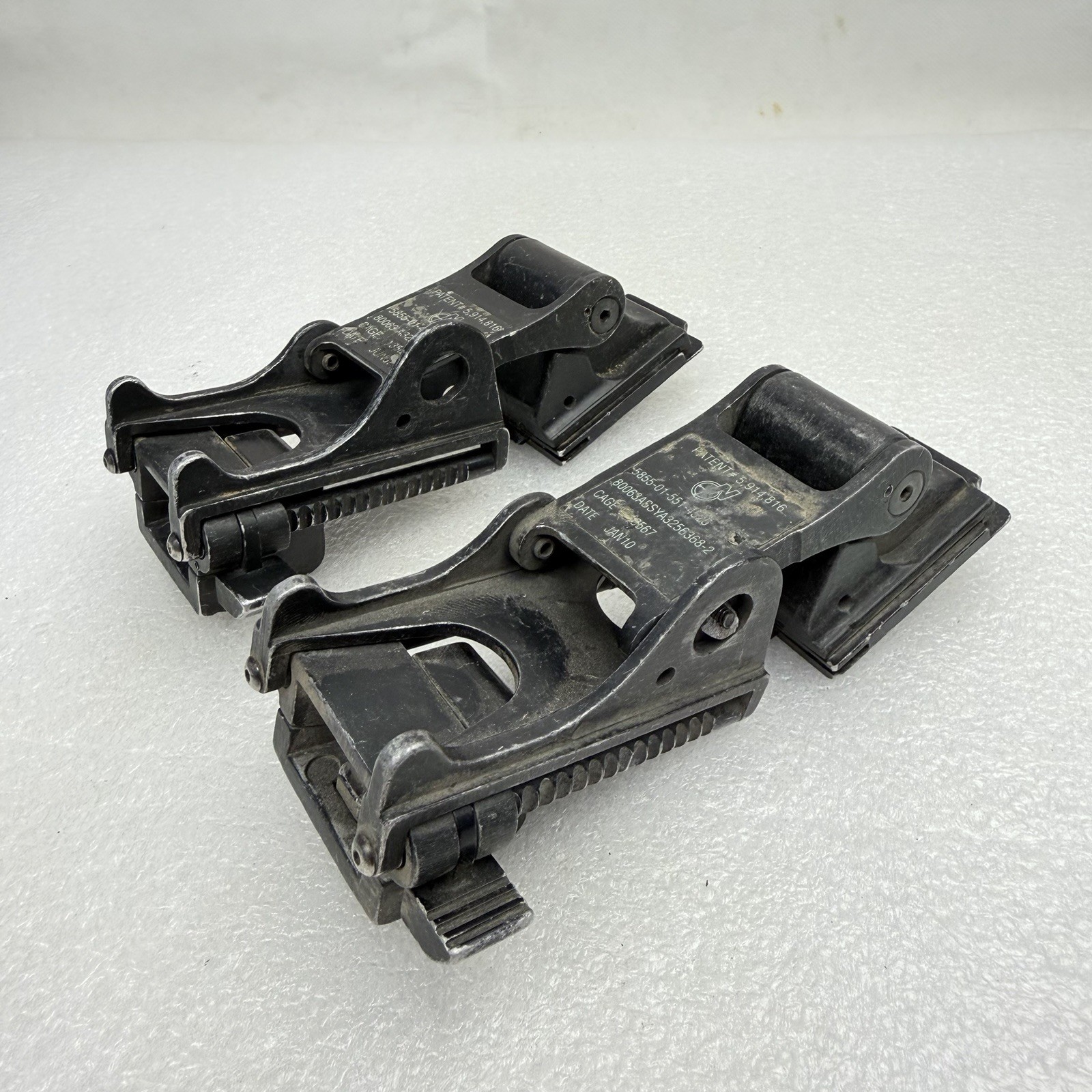 2 - Parts Or Repair Norotos Rhino Night Vision NVG Lowering Arm MICH ACH Helmet