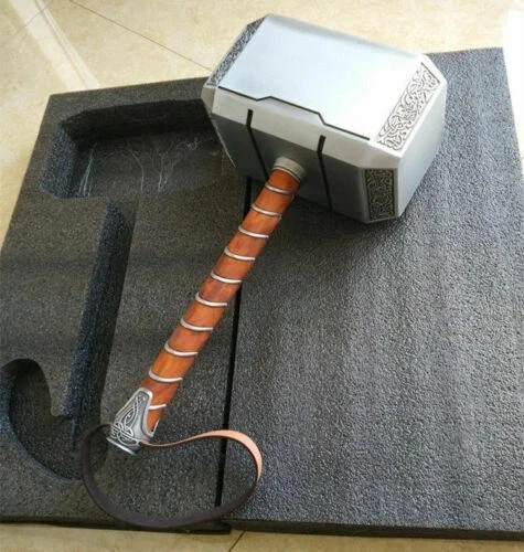 Full Metal CATTOYZ 1:1 The Avengers Thor Hammer Replica Props Mjolnir Gifts New