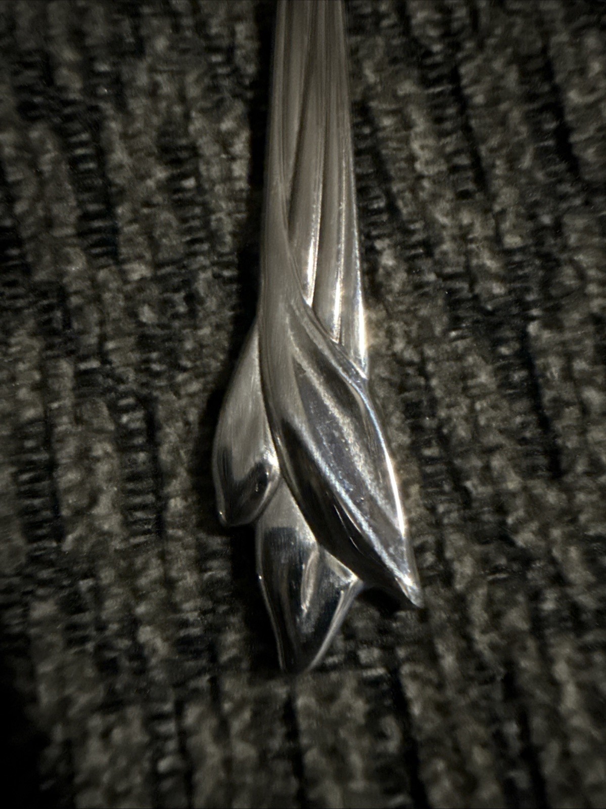 Vintage Oneida Community Stainless Leander Sugar Shell Spoon NOS Jelly Shell 6”