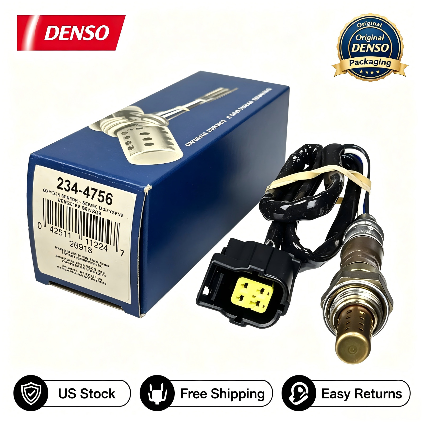 DENSO 234-4756 Oxygen Sensor Downstream for DODGE DAKOTA 4.7L V8 2006-2007