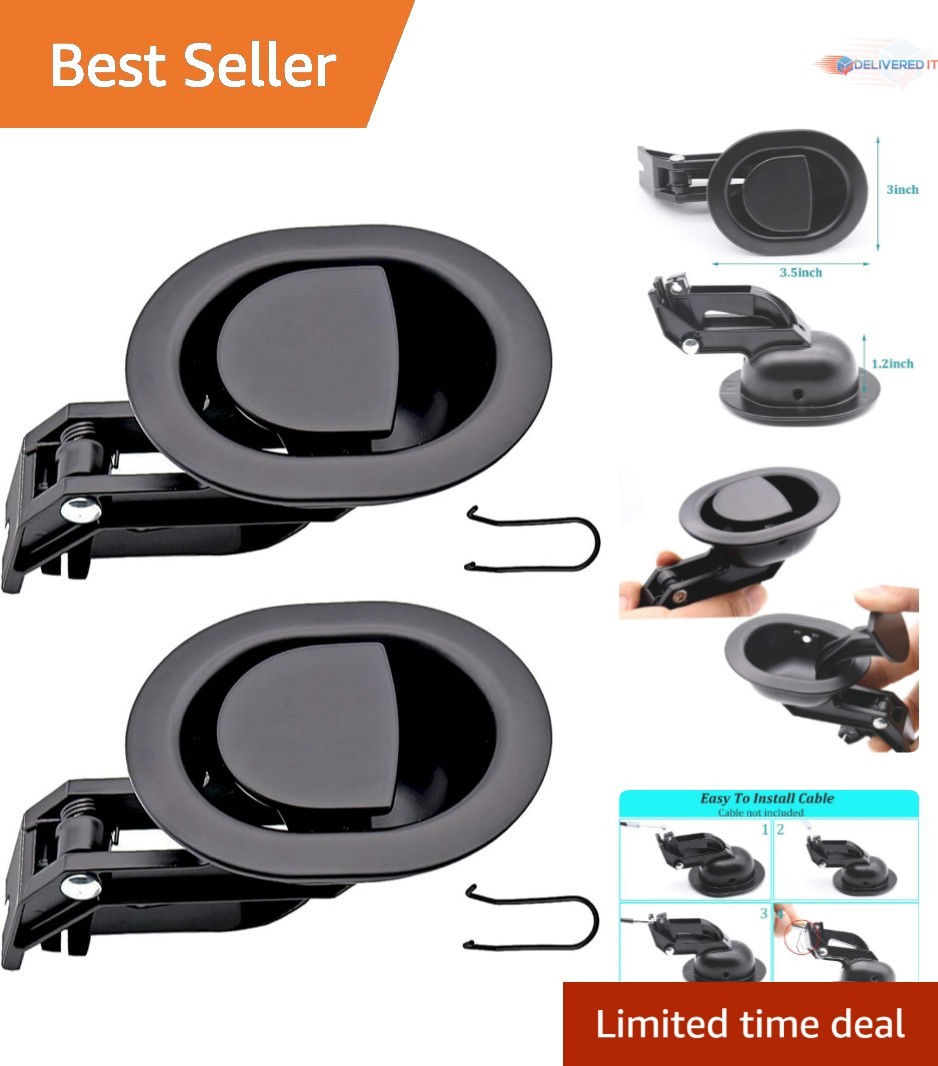 Heavy-Duty Metal Recliner Handles 3.5x3 Inch Replacement for Ashley Lazy Boy