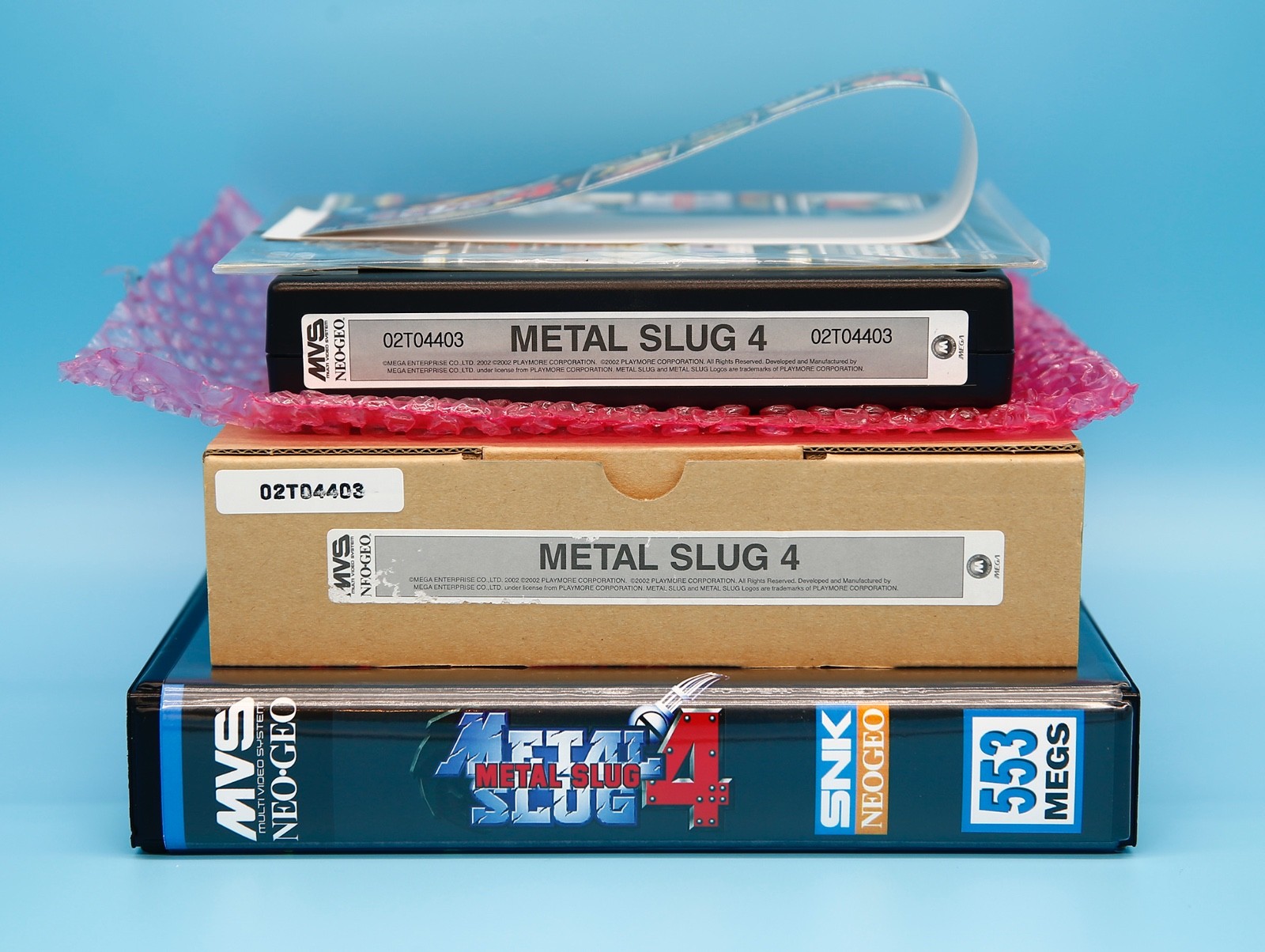 Metal Slug 4 US English MVS Kit • Neo Geo JAMMA Arcade System • SNK ~ Contra