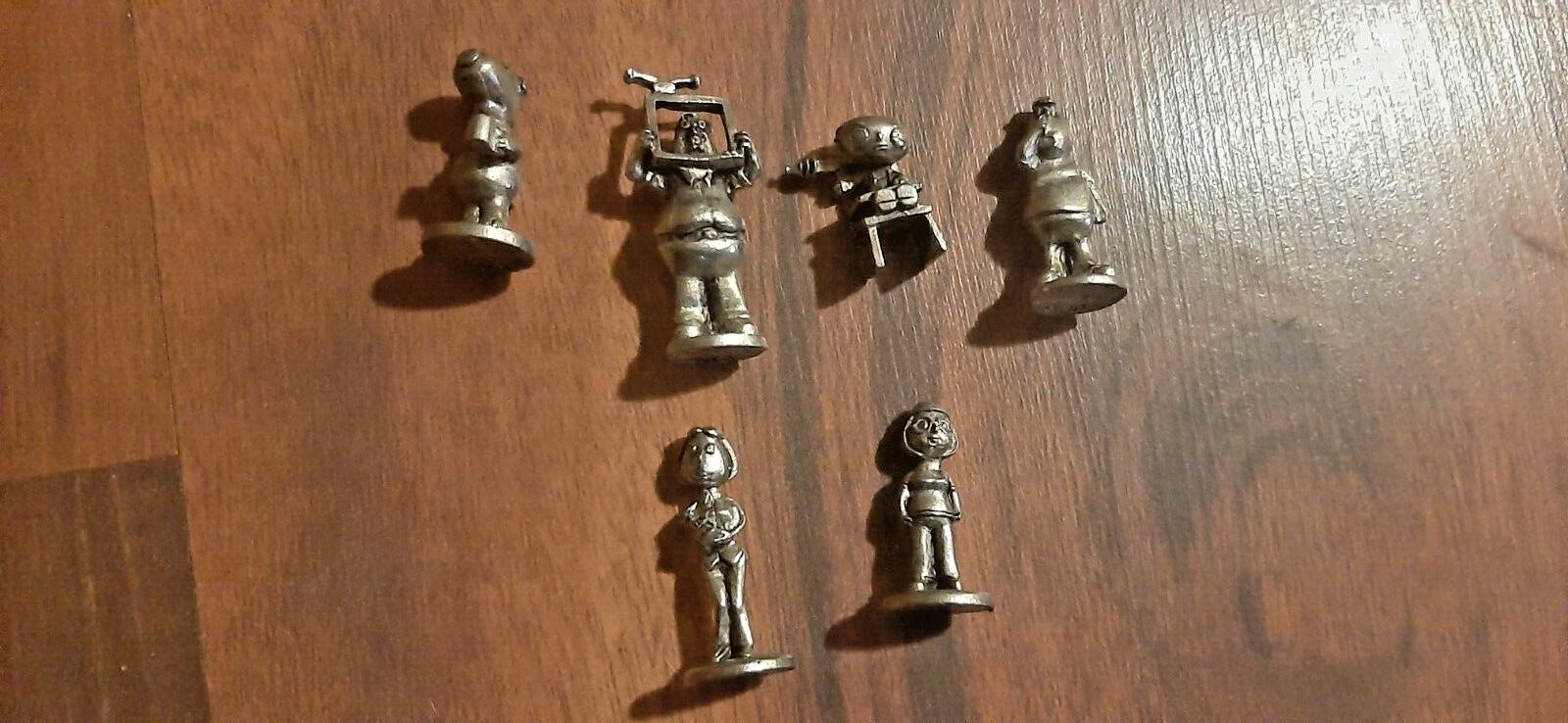 all 6 family guy replacement movers tokens pawns fast free shipping