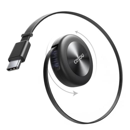 Retractable USB C Car Charging Cable for Honda CR-V/Civic/Accord, 360°