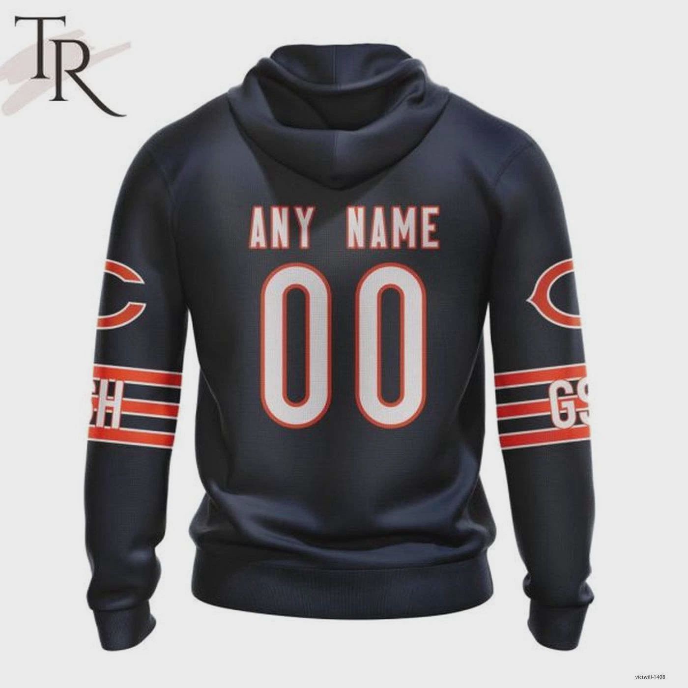 Personalized Chicago Bears Hoodie 2025 Pullover Unisex Size Christmas Gift