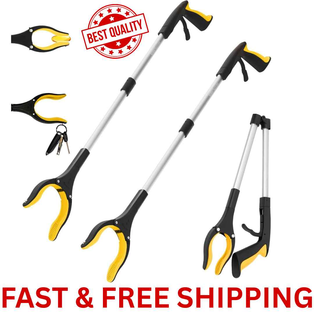 Industrial Grabber Tool Heavy Duty Pick Up Stick Hand Grip Reach Trash Picker US