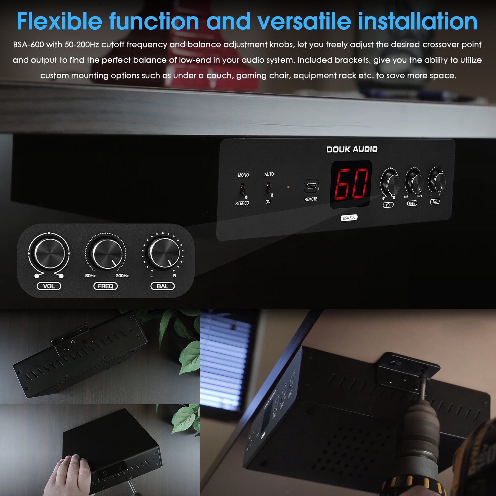 TPA3255 Power Amplifier for Bass Shaker Home Theater Subwoofer Power Amp 230W