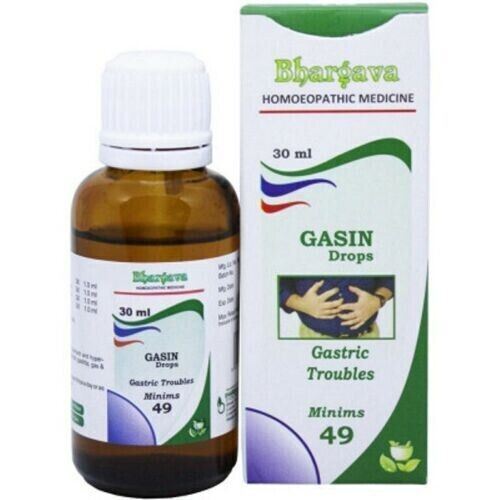 Dr. Bhargava Gasin Drops(Minims 49) (30ml) Helps to eradicate painful inflammati