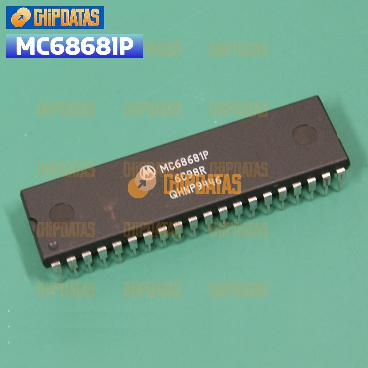 1PCS MC68681P Motorola DUART IC Dual UART Serial Controller DIP-40 #Y25