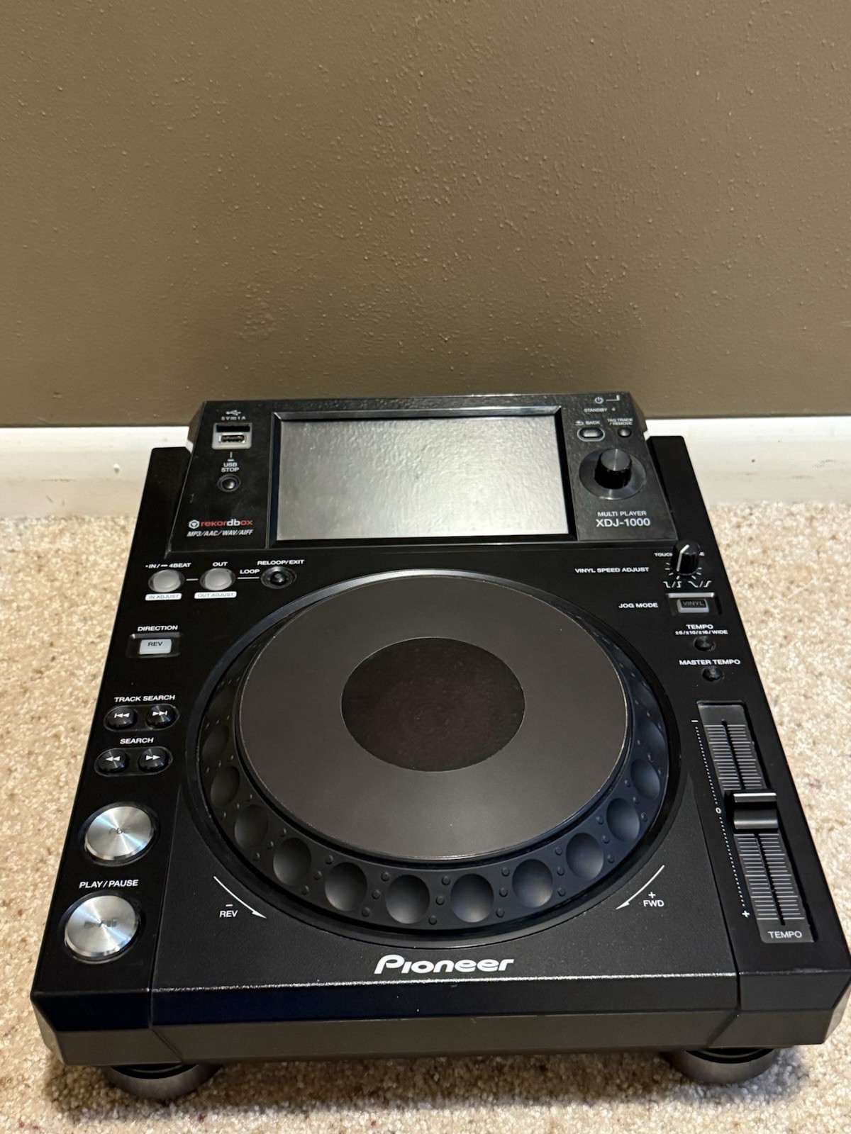 (2) Pioneer XDJ1000 turntables