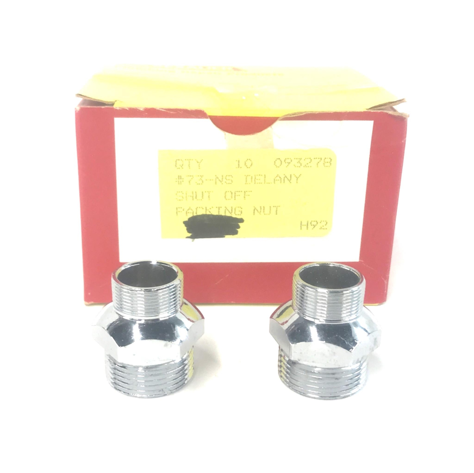 Sexauer/Delany Shut Off Packing Nut 093278 (73-NS) [Lot of 2] NOS