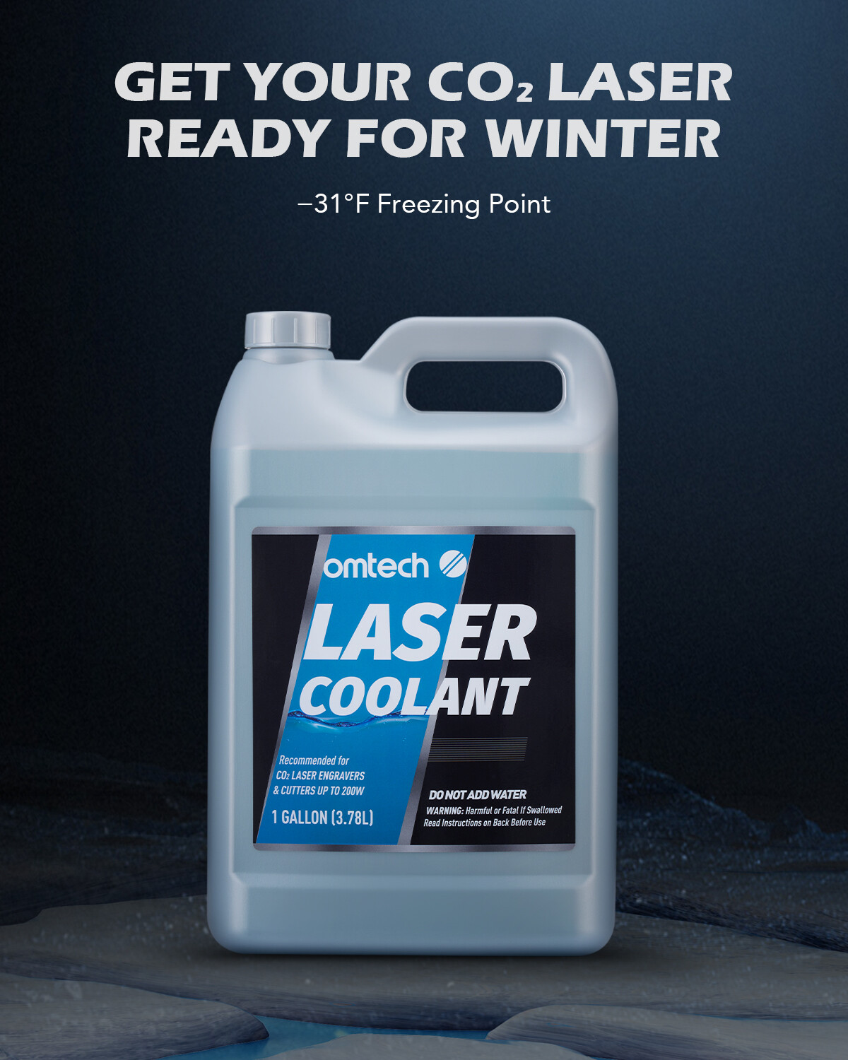 2 Pack Prediluted Antifreeze CO2 Laser Coolant for Laser Engraving Machine