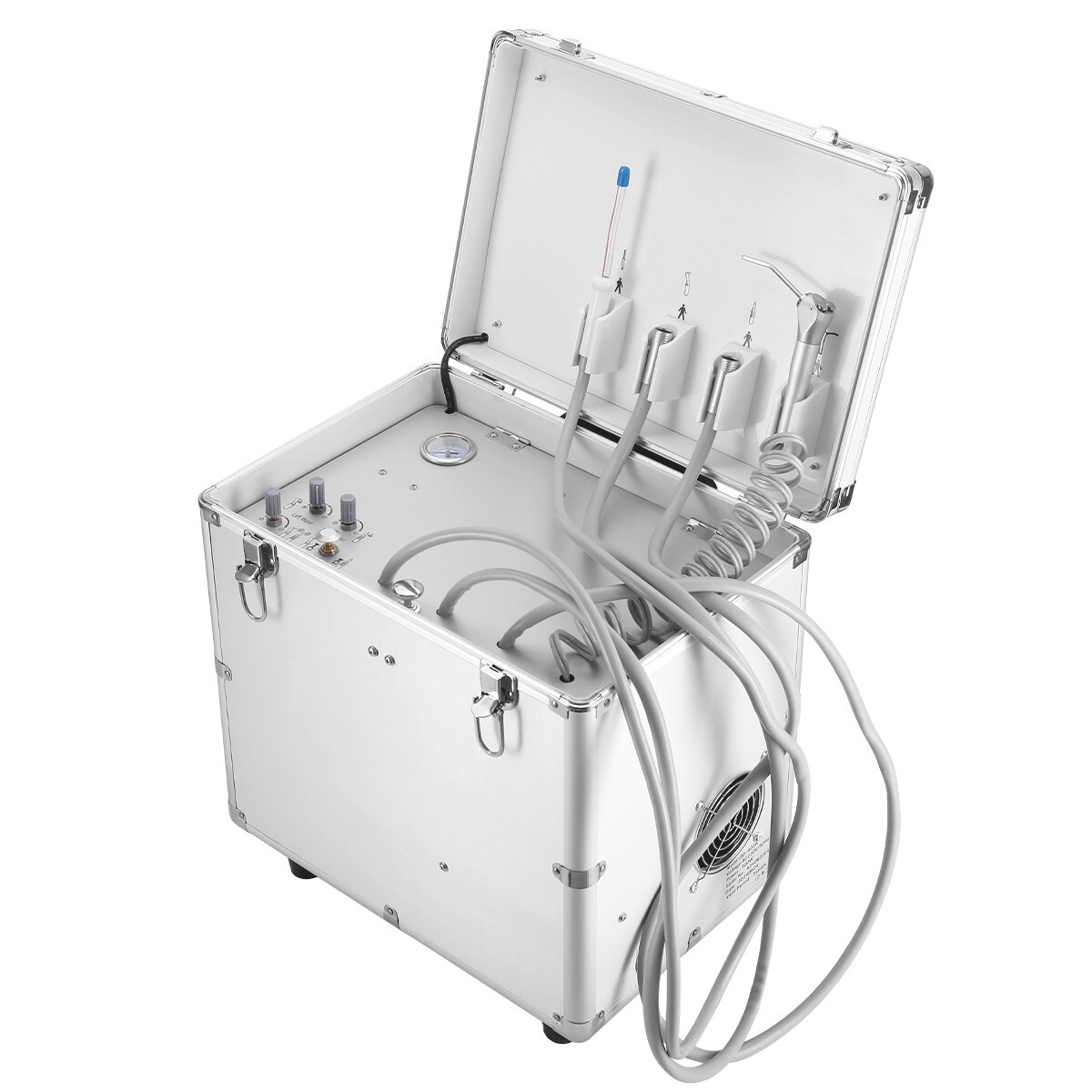 Handheld Dental Delivery Unit Enhanced Air Compressor Syringe Suction System
