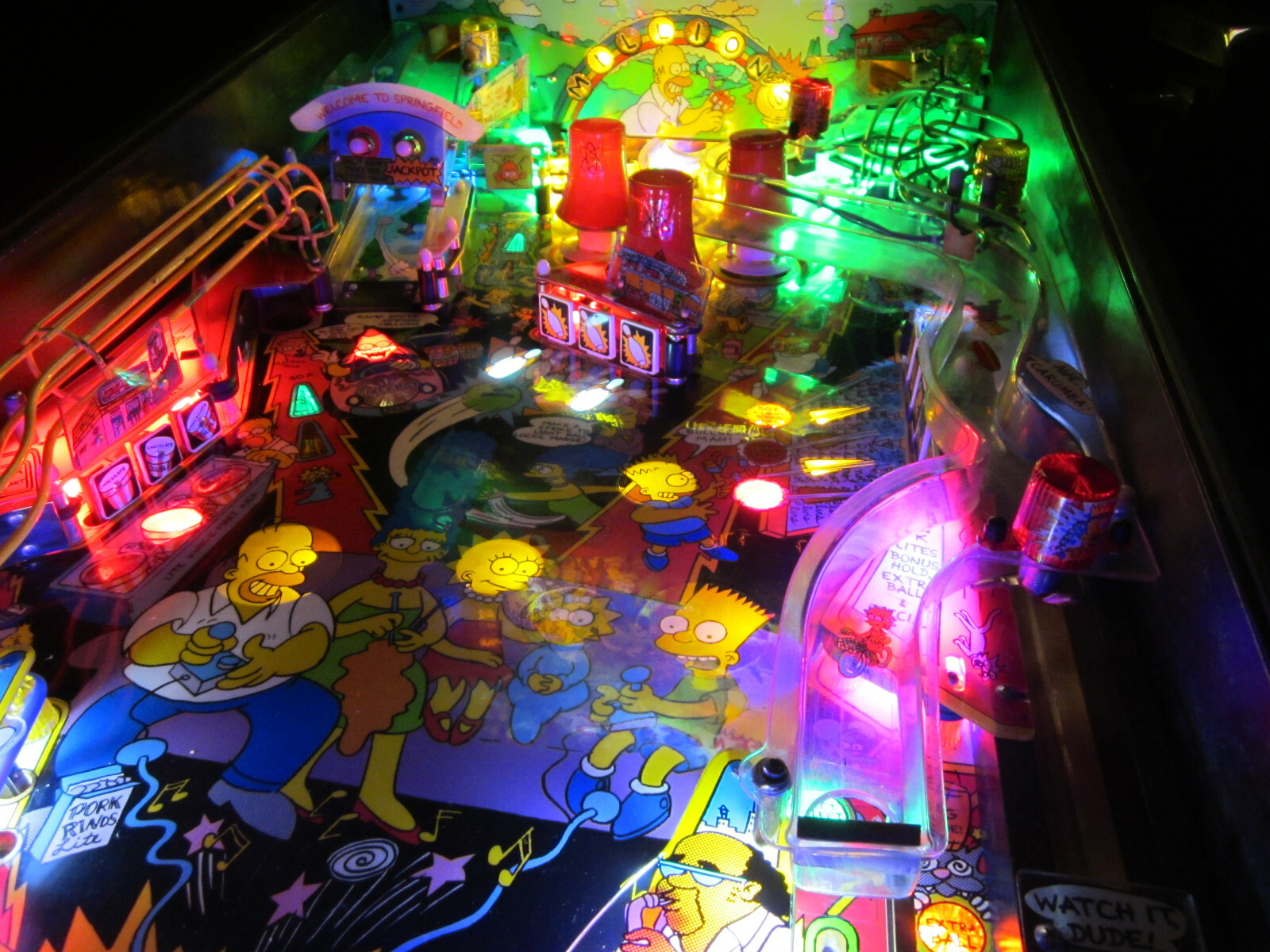 SIMPSONS Pinball - NON GHOSTING LED Lighting Kit custom SUPER BRIGHT KIT