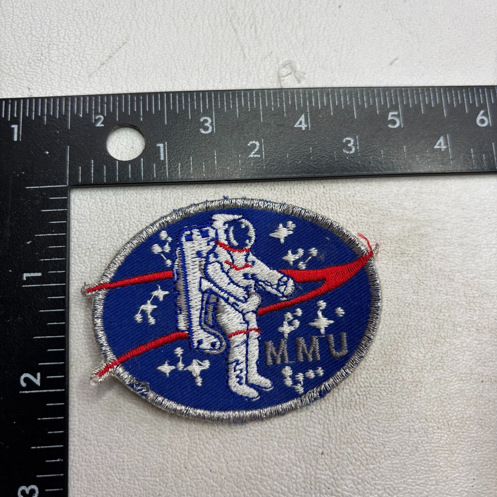 Spacewalk Space Shuttle NASA MMU Manned Maneuvering Unit Patch 64ay