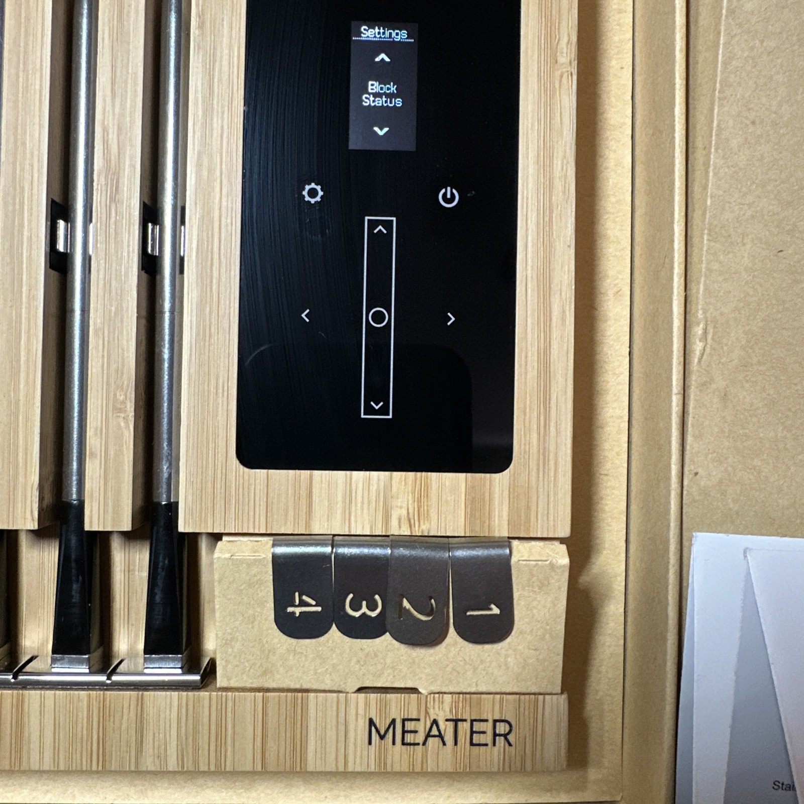 MEATER Block Wireless Smart Meat Thermometer - Silver/Black