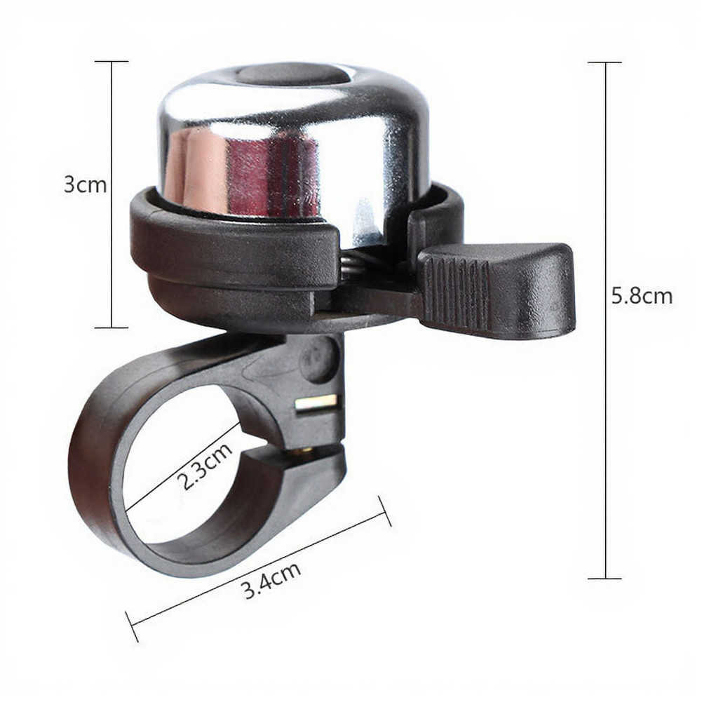MTB Accessories Clear Loud Functionality 5.8 3.4 3CM Black Golden Silvery