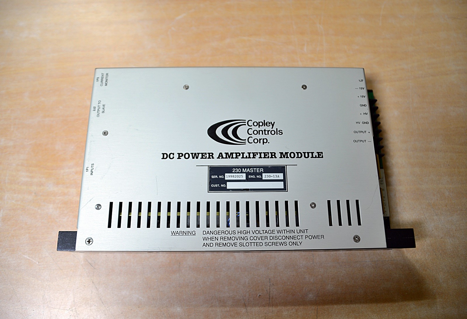 Copley Controls Corp DC Power Amplifier Module 230-13A free ship