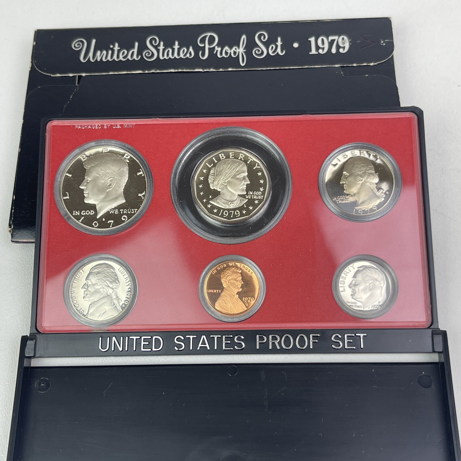 1979 Clad Proof Set Type 1 U.S. Mint Government Packaging OGP
