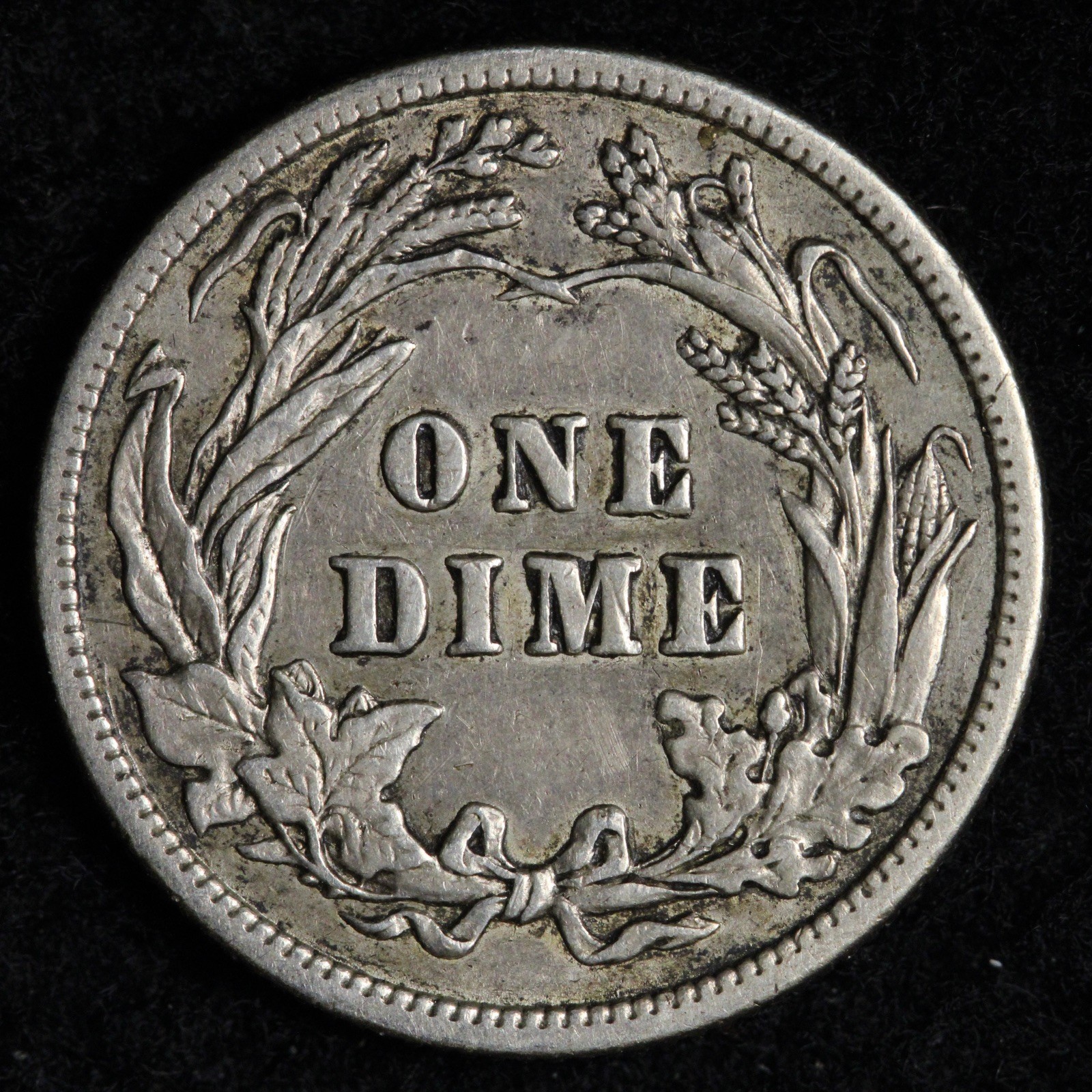 1907 Barber Silver Dime XF+ E299 TWCN