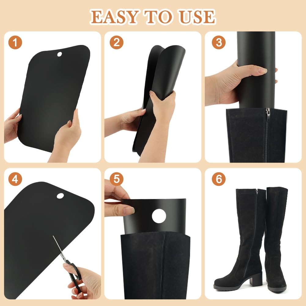 Boot Shapers 5 Pairs (10 Sheets) Boot-Shaper Form Inserts Boots Tall Support,...
