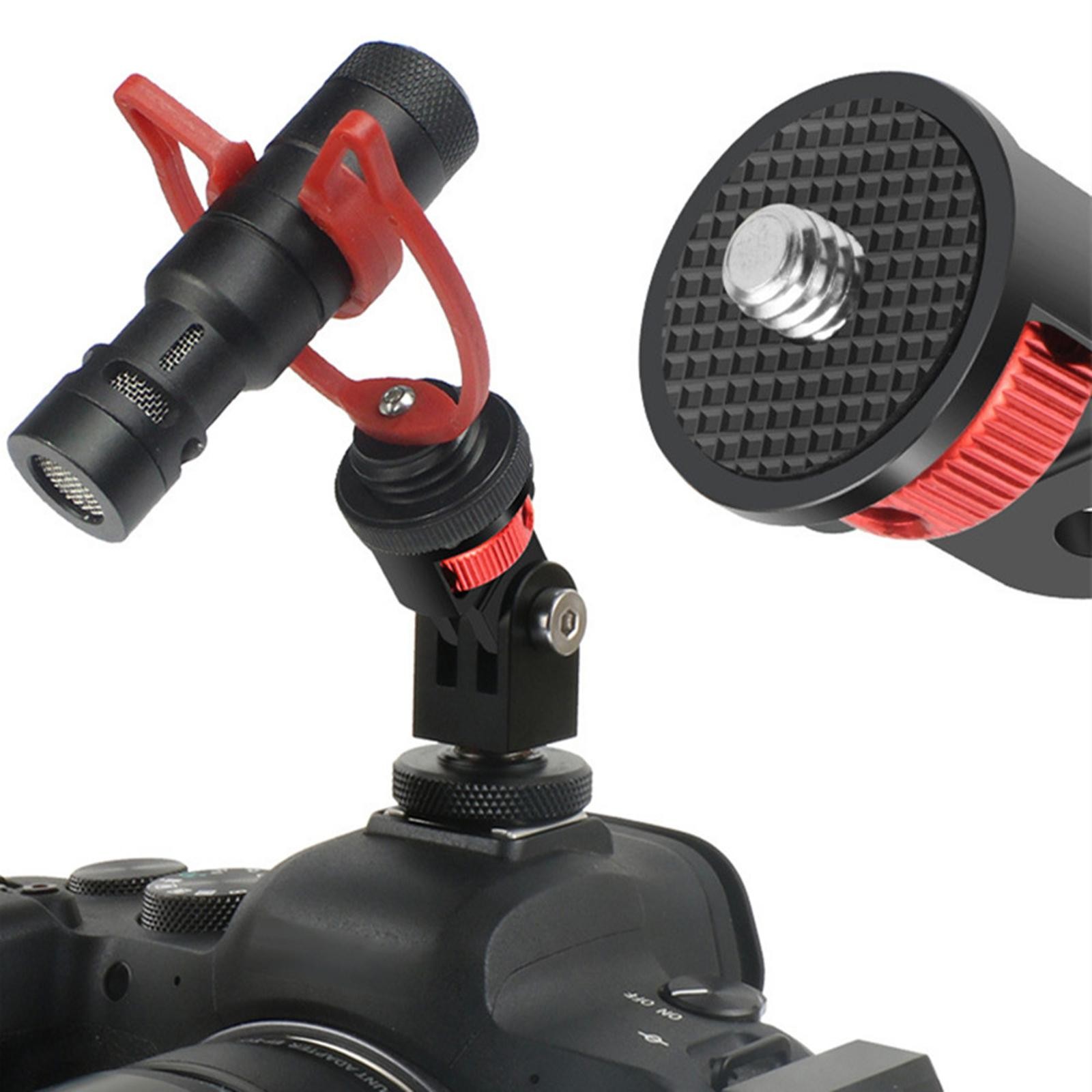 Universal 360°Rotating 1/4 Thread Aluminum Camera Adapter Tripod Mount Converter