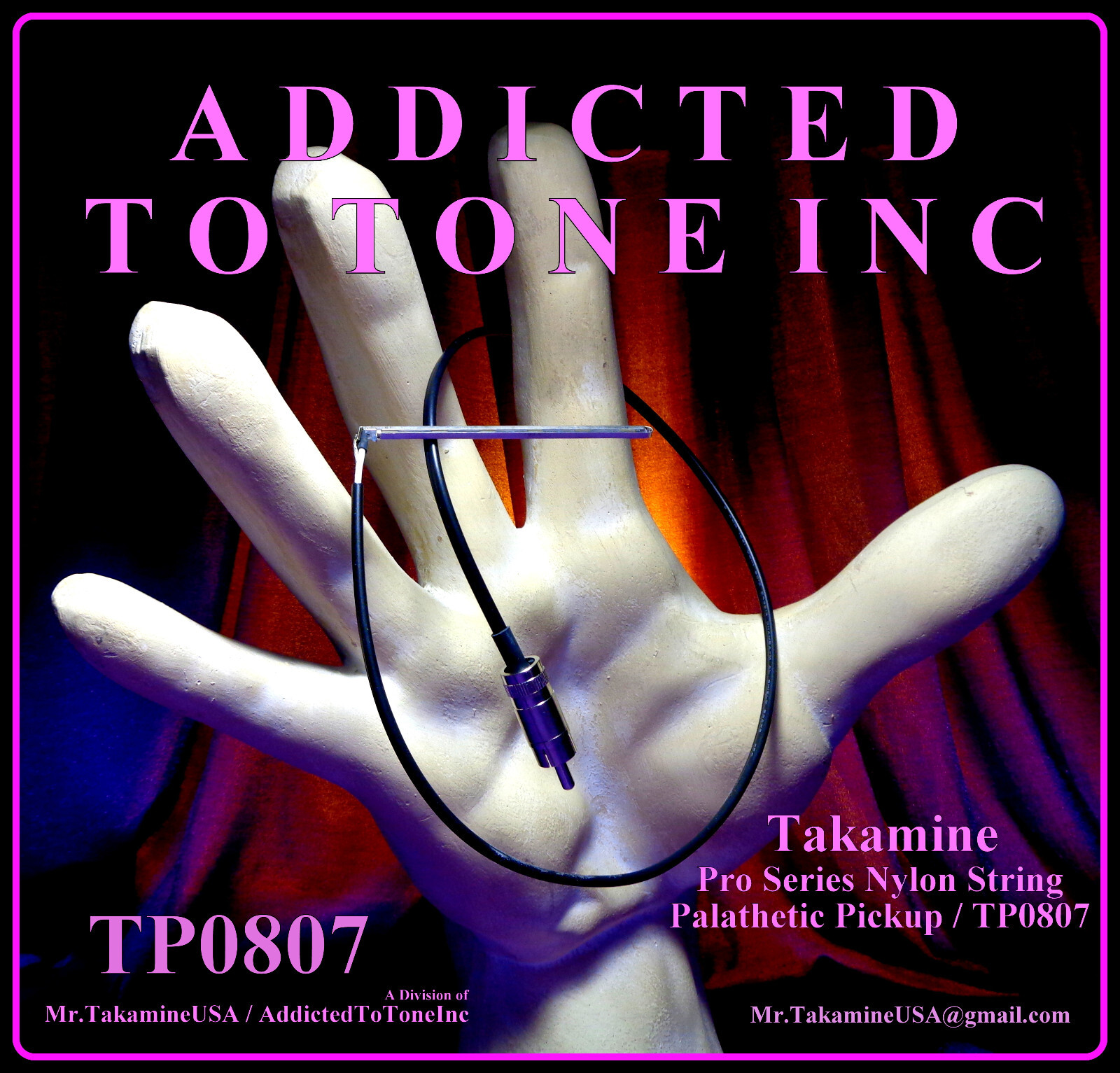 Takamine Palathetic TP0807 NYLON / STEEL String Pickup  / Genuine OEM Part