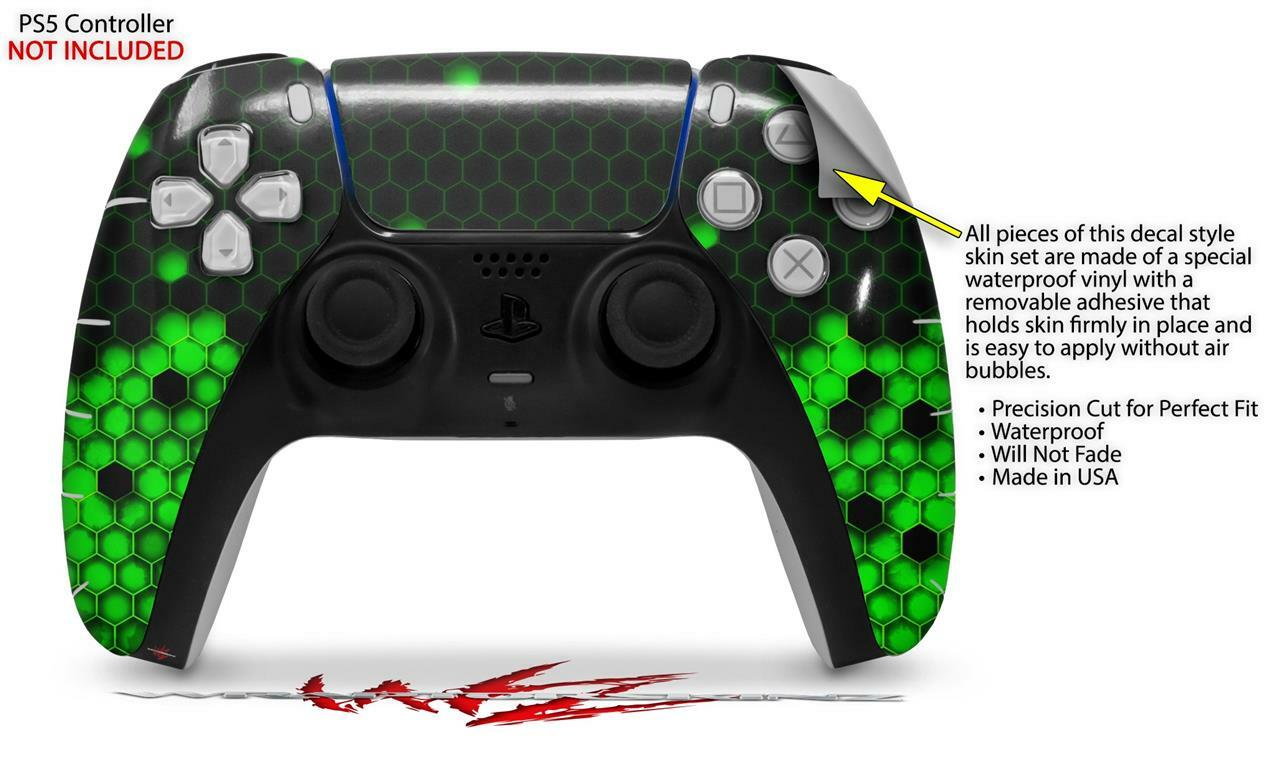 Skin Sony PS5 Controller HEX Green