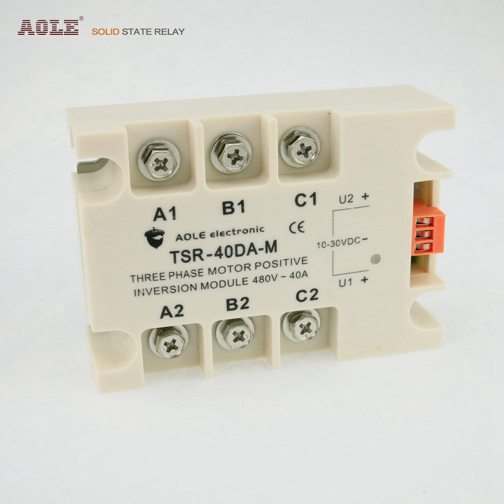 Three-phase motor positive and negative solid state relay 480V 25A TSR-40DA-M