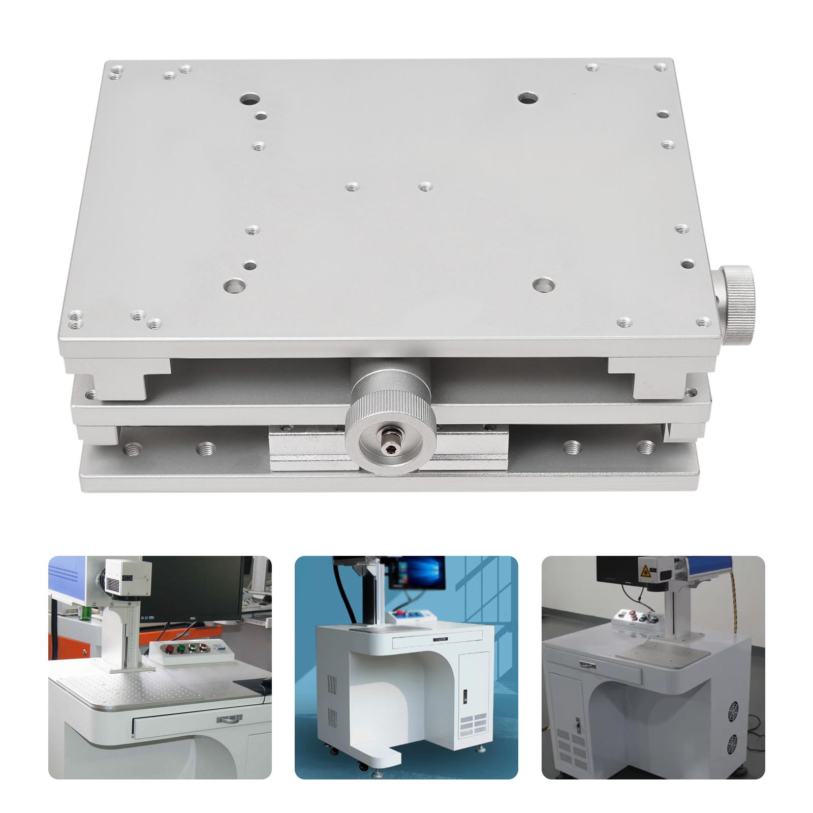 XY Axis 2 Axis Positioning Work Table Laser Marking Machine Adjustable Workbench