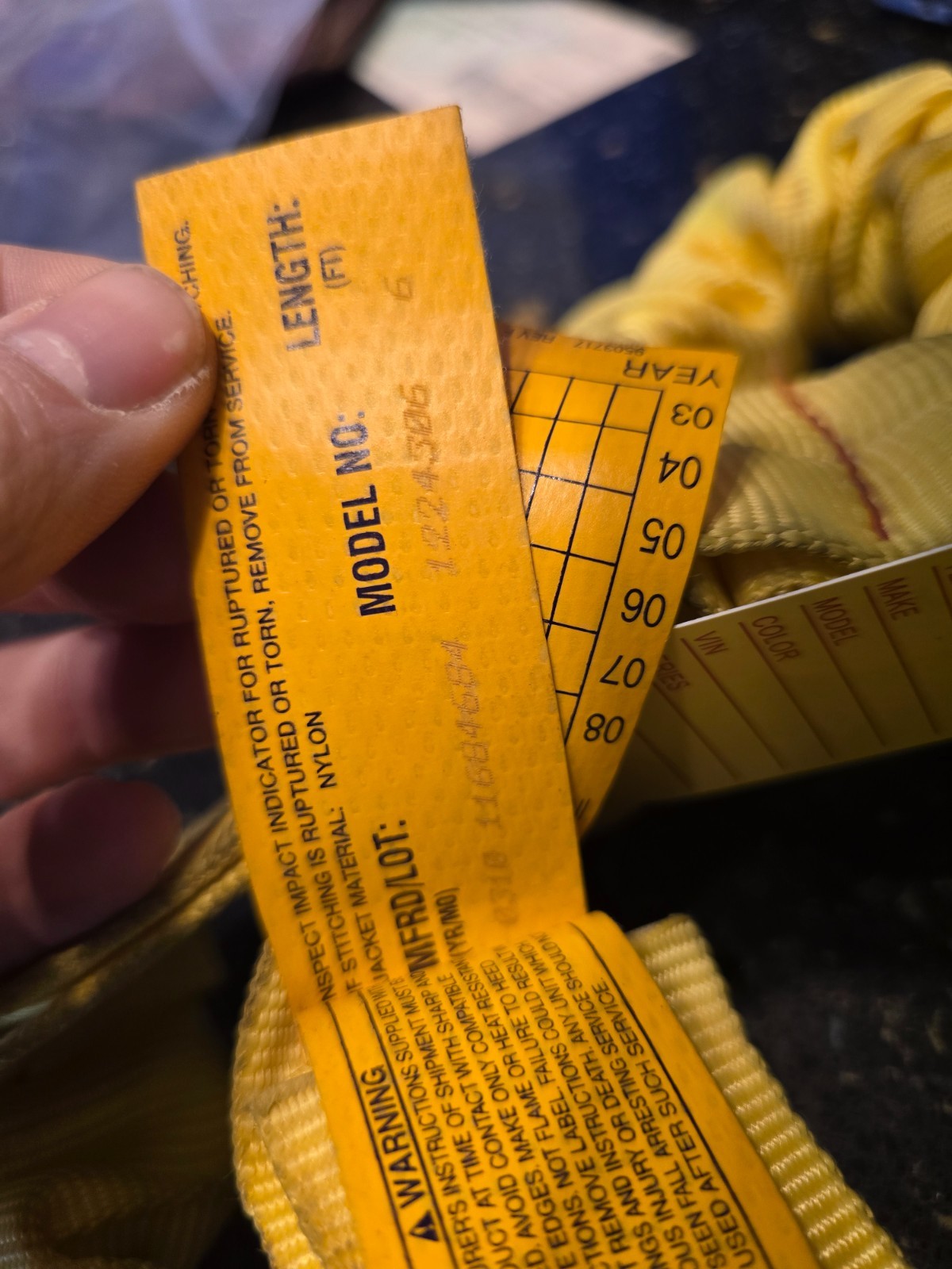 3M DBI SALA Shockwave 2 Shock Absorbing Lanyard Fall Protection 6'