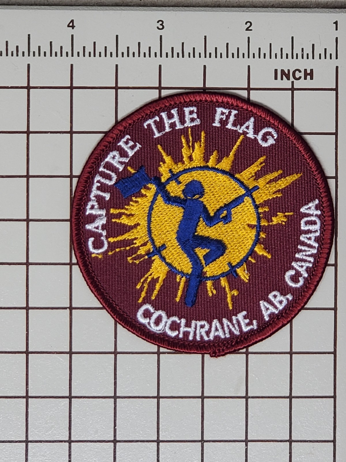 Early 90s Paintball Patch - Capture the Flag Cochrane Alberta Canada