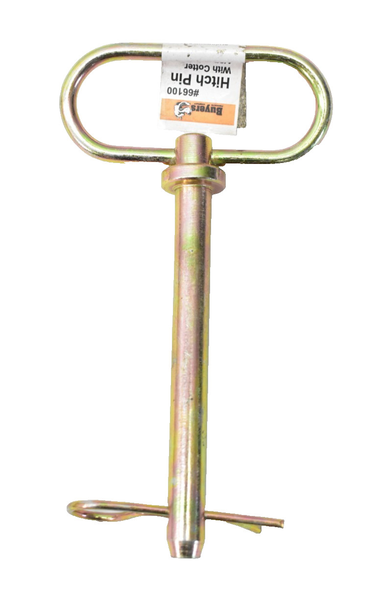 Buyers Products Hitch Pin w Cotter 1/2" x 4-1/4" 66100 Yellow Zinc Plated