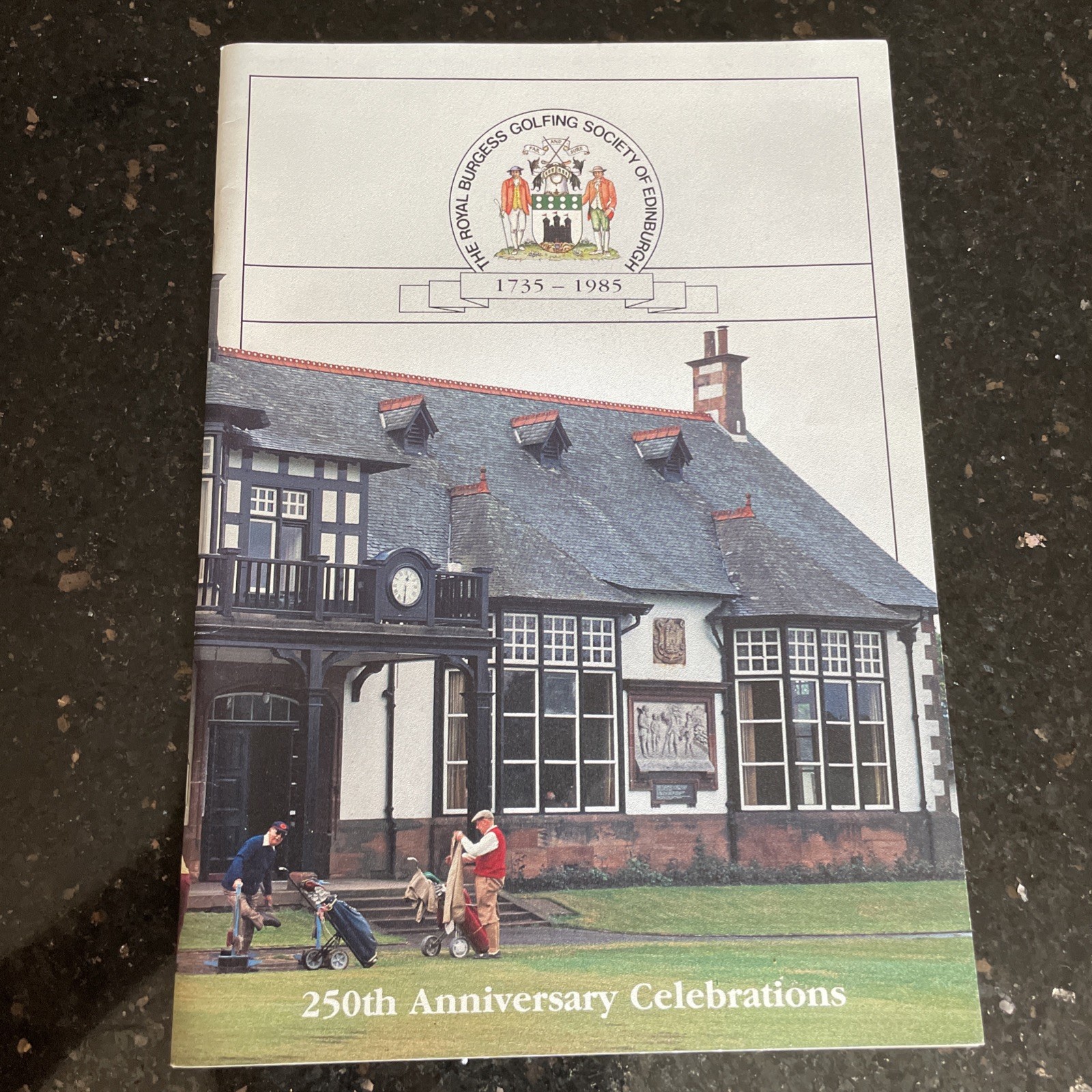 The Royal Burgess Golfing Society Of Edinburgh 250th Anniversary Brochure 1985