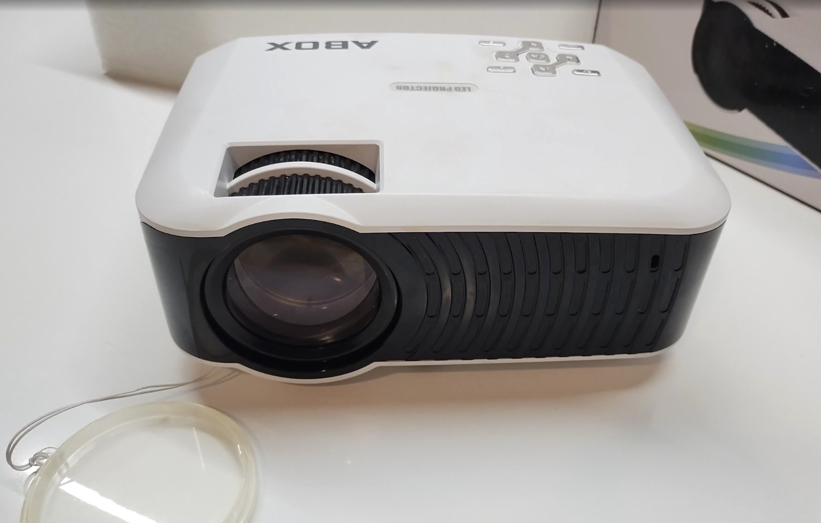 USED TESTED Abox Home Theater Projector