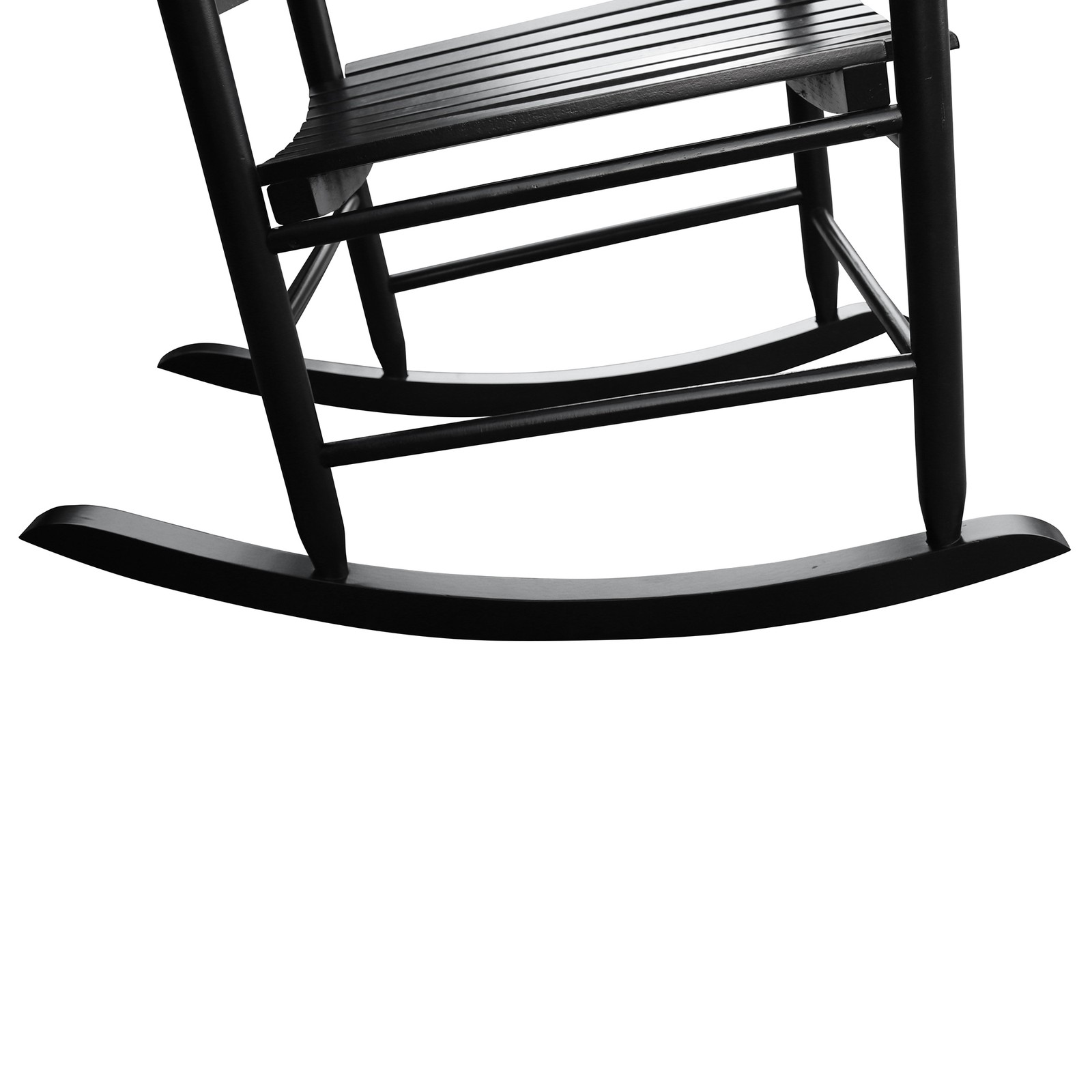 Wooden Porch Rocking Chair BLACK