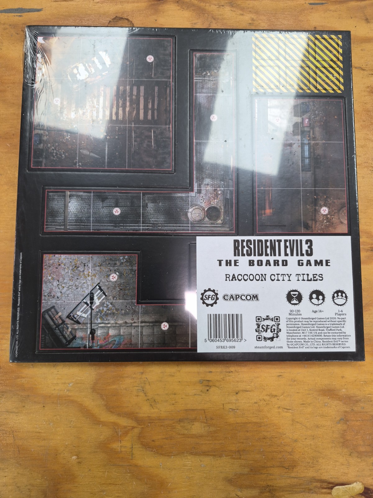 RESIDENT EVIL 3 Board Game RACCOON CITY TILES Kickstarter  SFRE3-009 New