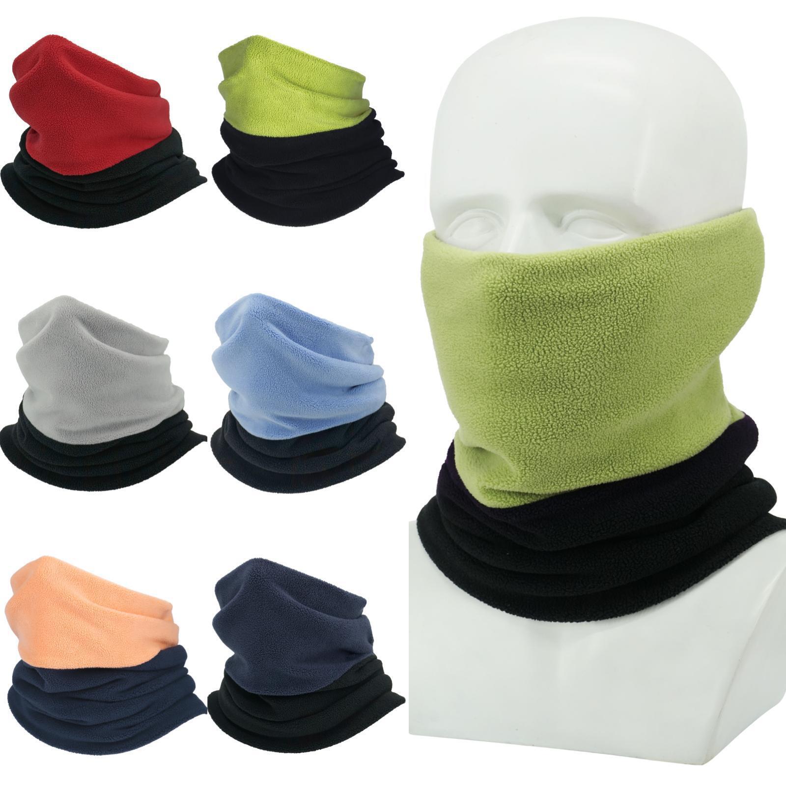 Winter Warm Fleece Neck Gaiter Tube Scarf Fleece Bandana Ski Face Mask Men Women
